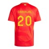 Camisola Espanha Daniel Carvajal 20 Homen Equipamento 1ª Euro 2024